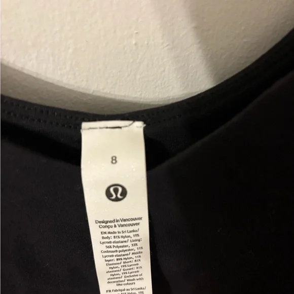 Lululemon Align dress size 8 Black - Picture 4 of 8